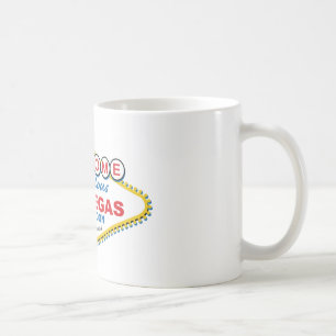 Las Vegas Honeymoon Retro Tasse