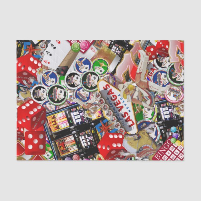 Las Vegas Icons - Gamblers Delight Tissue Paper Seidenpapier (Vorderseite)