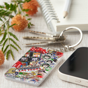Las Vegas Icons - Gamblers Freude Schlüsselanhänger