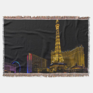 Las Vegas in der Nacht Decke