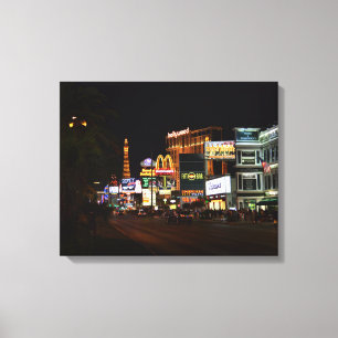 Las Vegas in der Nacht Leinwanddruck
