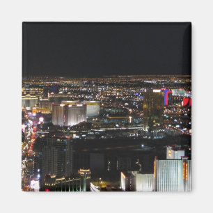 Las Vegas in der Nacht Magnet