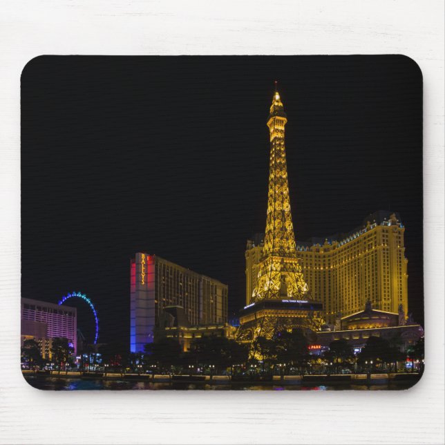 Las Vegas in der Nacht Mousepad (Vorne)