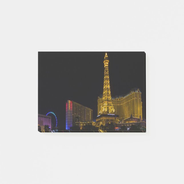 Las Vegas in der Nacht Post-it Klebezettel (Vorderseite)
