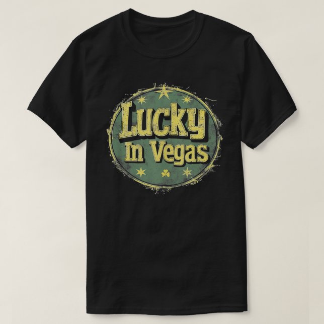 Las Vegas Irish St Patricks Day Saint Paddys Shamr T-Shirt (Design vorne)