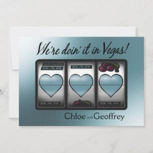 Las Vegas Jackpot Hearts Hochzeit Caspian Einladung