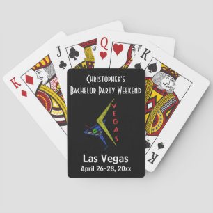 Las Vegas Junggesellenabschied Reise Geschenk Spielkarten