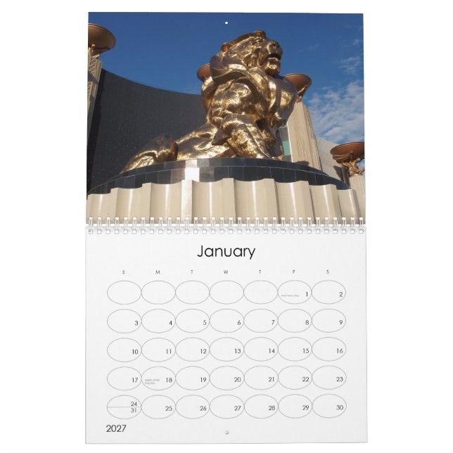Las Vegas-Kalender 2009 Kalender (Jan 2027)
