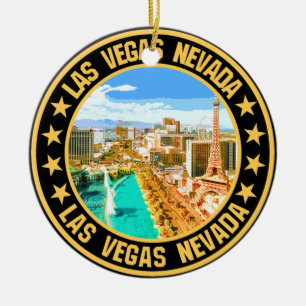 Las vegas keramik ornament
