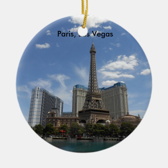 Las Vegas Keramik Ornament (Vorne)