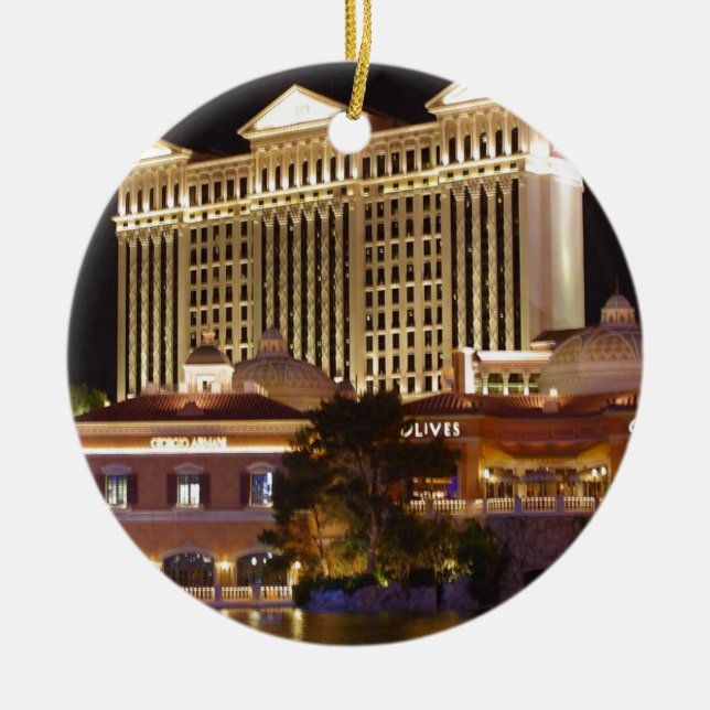 Las Vegas Keramik Ornament (Vorne)