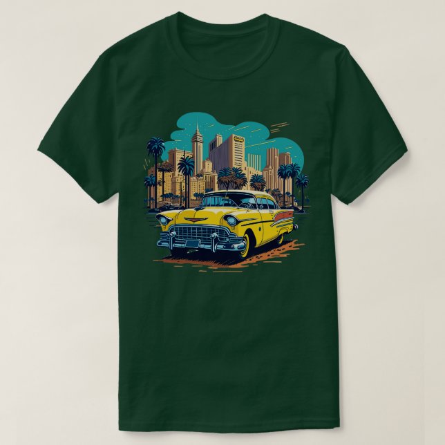 Las Vegas konzentrierte sich auf 1955 Chevrolet Be T-Shirt (Design vorne)