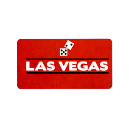 Las Vegas Labels Adressaufkleber