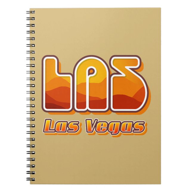 Las Vegas LAS Airport Code Notebook Notizblock (Vorderseite)