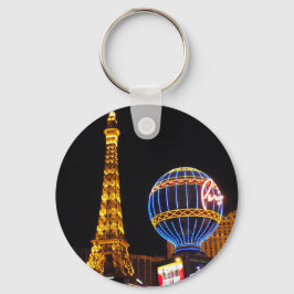 Las Vegas Las Vegas City Illuminated Night Casino Schlüsselanhänger