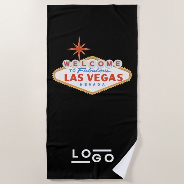Las Vegas Logo Corporate Trade Show Pool Handtuch (Vorderseite)