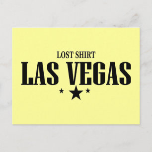 Las Vegas Lost Shirt Postkarte