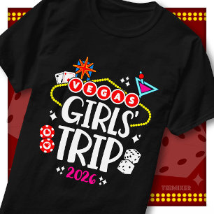 Las Vegas Mädchen-Trip 2026 Party-Truppe Spaß Cute T-Shirt