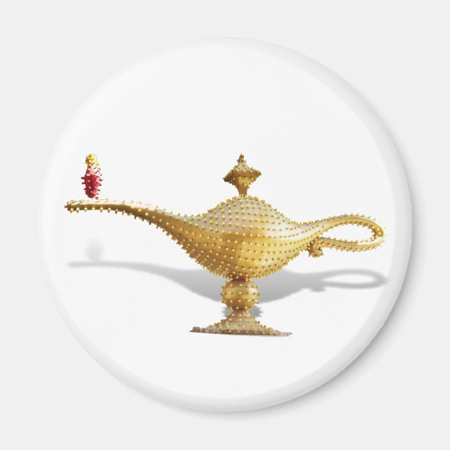 Las Vegas Magic Lamp Magnet (Vorne)