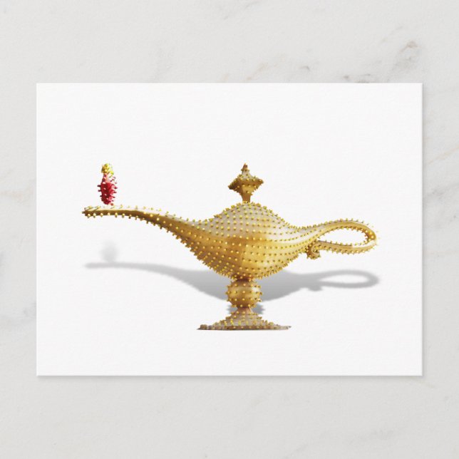 Las Vegas Magic Lamp Postkarte (Vorderseite)