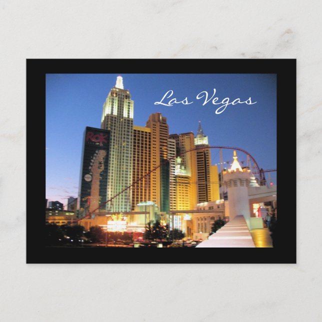 Las Vegas Manhattan Postkarte (Vorderseite)