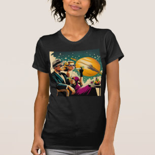 Las Vegas Martini Gangster Party im Space Age Stil T-Shirt
