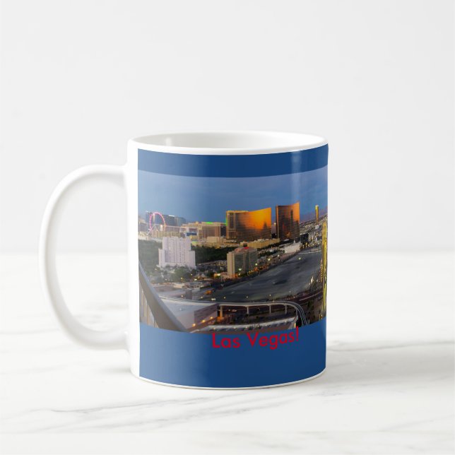 Las Vegas Morning Skyline Tasse (Links)