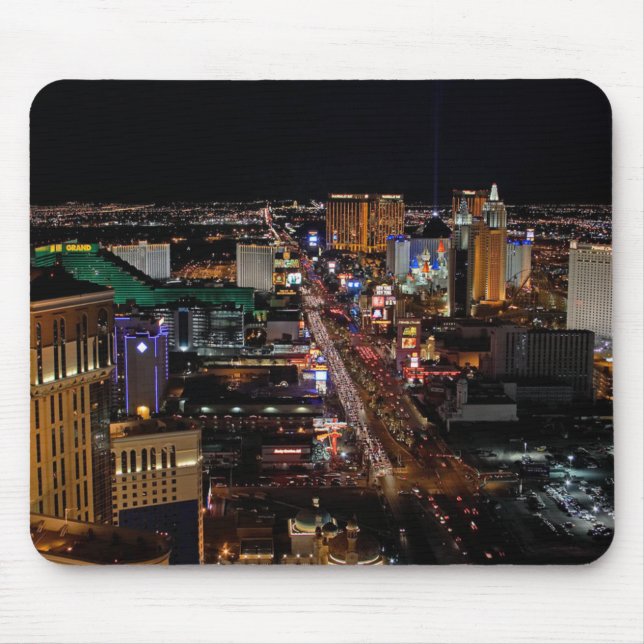 Las Vegas nachts Mousepad (Vorne)