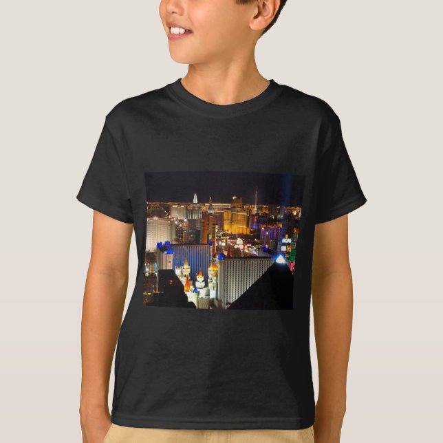 Las Vegas Nachtzeit T-Shirt (Vorderseite)