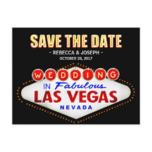 Las Vegas Neon Sign - Save the Date Hochzeit