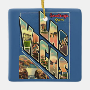 Las Vegas Nevada Begrüßung Keramikornament