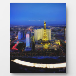 Las Vegas Nevada City Cities Urban Night Abend Fotoplatte