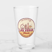 Las Vegas Nevada City Skyline Emblem