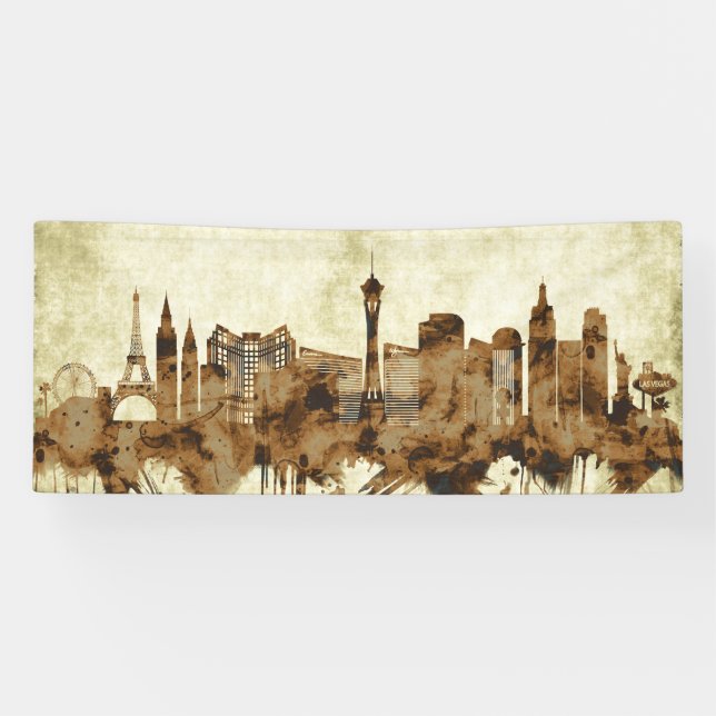 Las Vegas Nevada Cityscape Banner (Horizontal)