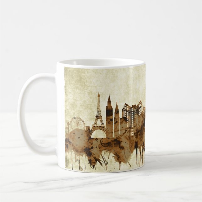 Las Vegas Nevada Cityscape Kaffeetasse (Links)