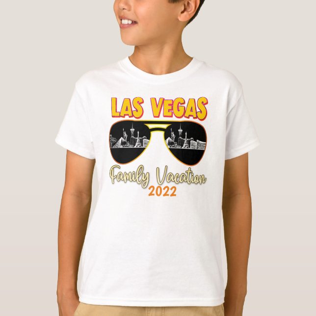Las Vegas Nevada Familienurlaub Matching 2022 T-S T-Shirt (Vorderseite)