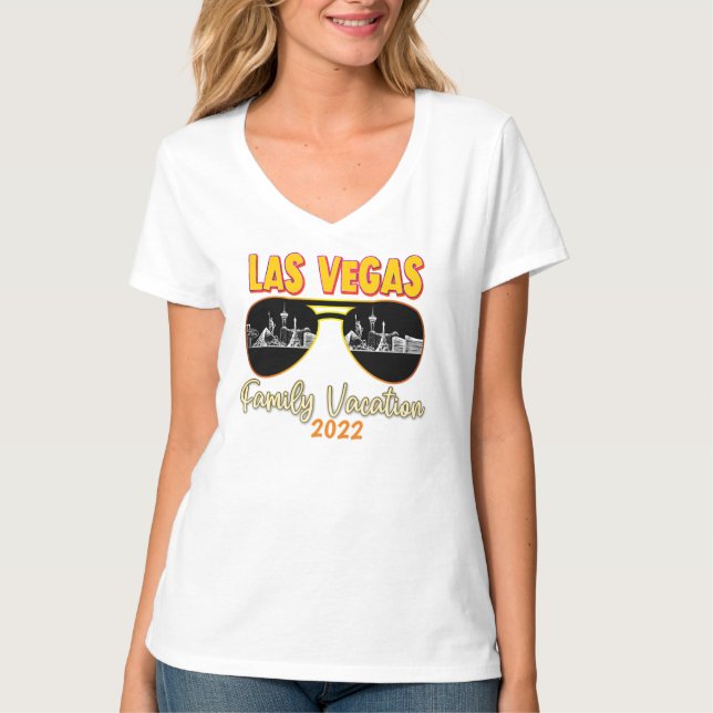 Las Vegas Nevada Familienurlaub Matching 2022  T-Shirt (Vorderseite)