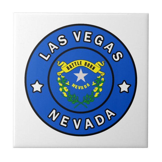 Las Vegas Nevada Fliese (Vorderseite)