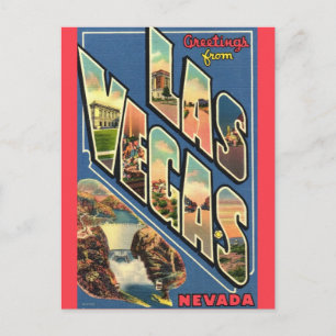 Las Vegas Nevada Greeting Postkarte