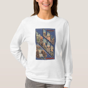 Las Vegas, Nevada - große Buchstabe-Szenen 2 T-Shirt