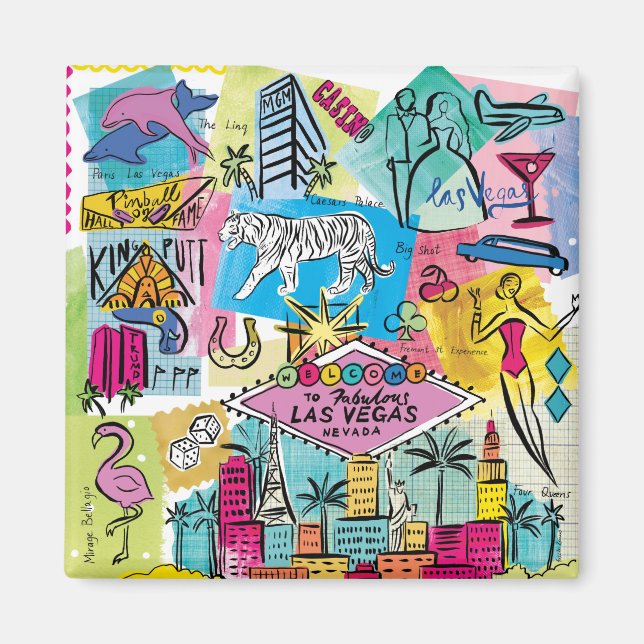 Las Vegas, Nevada Magnet (Vorne)