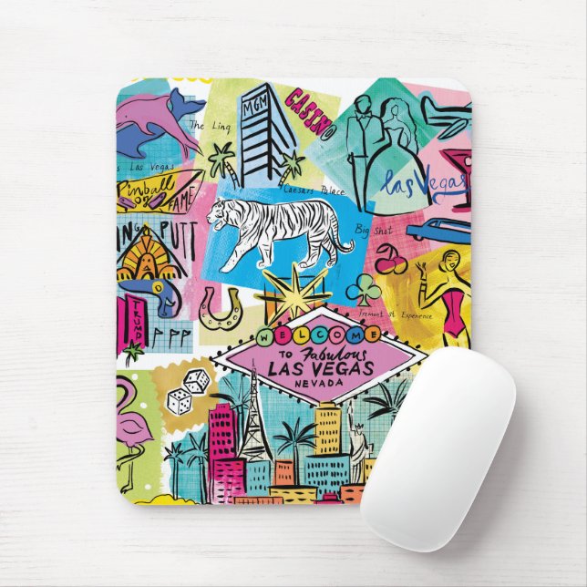Las Vegas, Nevada Mousepad (Mit Mouse)