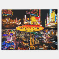 Las Vegas Nevada Multi-Foto-Nachtcollage,