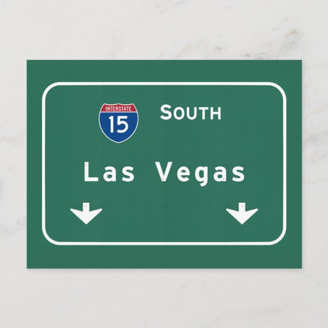 Las Vegas Nevada nv Interstate Highway Freeway : Postkarte (Vorderseite)