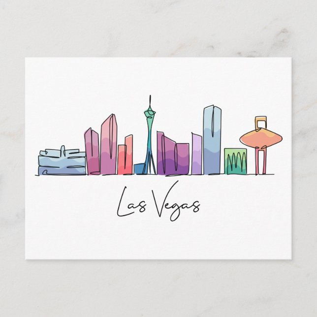 Las Vegas NEVADA Postkarte (Vorderseite)