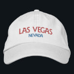LAS VEGAS NEVADA Red Blue White Cotton Bestickte Baseballkappe<br><div class="desc">LAS VEGAS NEVADA Rot Blauer Hut aus weißer Baumwolle. Das ist ein wunderbares Geschenk für alle, die Vegas Lieben! Wenn Sie Ihren persönlichen Text bevorzugen, wählen Sie einfach den Knopf "Diese Vorlage personalisieren", um Ihre Auswahl an benutzerdefiniertem Text einzugeben. Die Stickerei kann auch an andere Farbeinstellungen angepasst werden, indem Sie...</div>