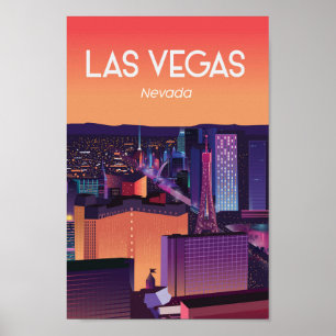 Las vegas nevada Reiseplakat Poster