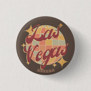 Las Vegas Nevada Retro-Vintage-Party  Button