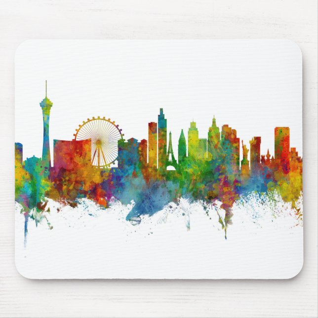 Las Vegas Nevada Skyline Mousepad (Vorne)