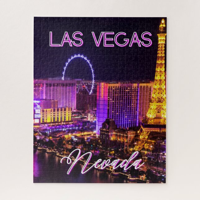 Las Vegas Nevada Skyline Puzzle (Vertikal)